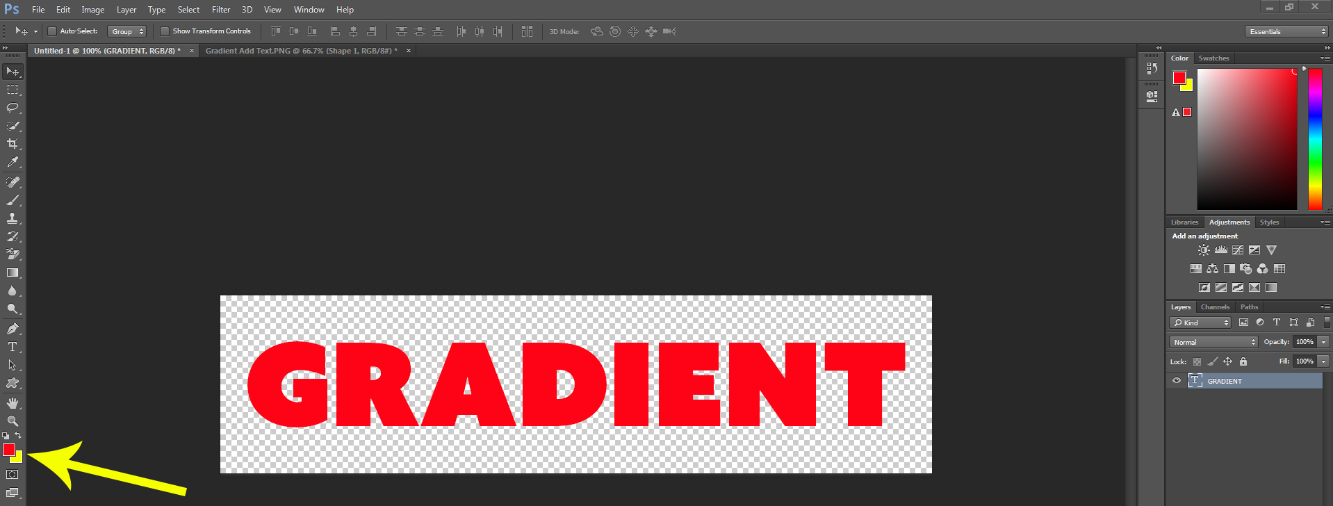 How to Make Gradient Text (PhotoShop Tutorial) | chrismcmullen